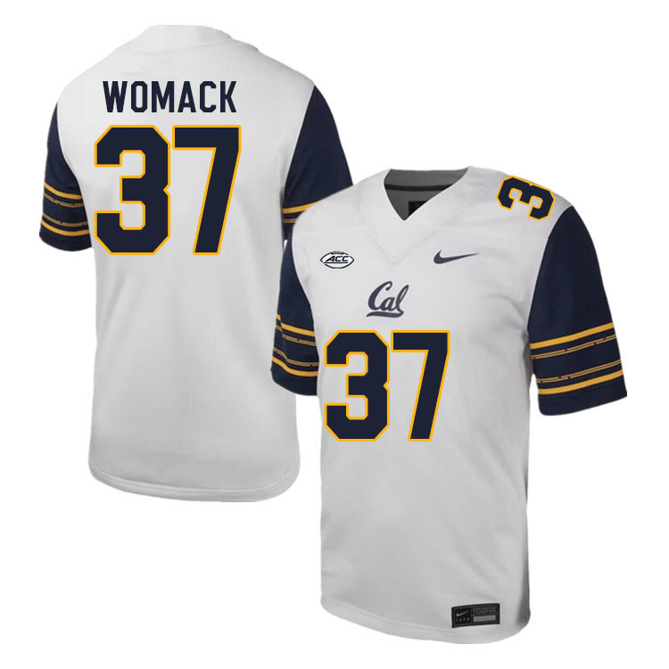 California Golden Bears #37 Julian Womack ACC Conference College Football Jerseys Stitched Sale-White